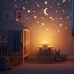 Comment apaiser les enfants le soir grâce à une veilleuse projecteur d’étoiles
