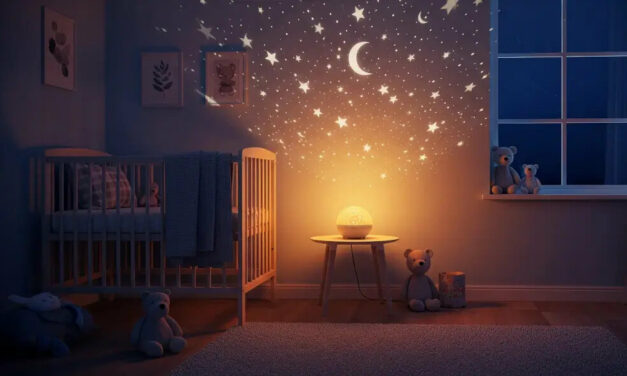 Comment apaiser les enfants le soir grâce à une veilleuse projecteur d’étoiles