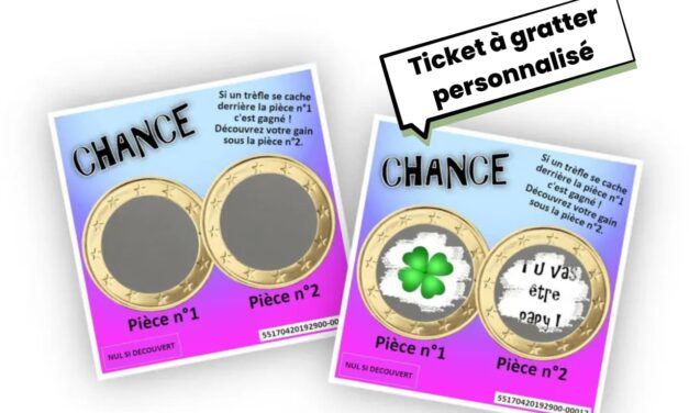 Annonce de grossesse : le ticket à gratter personnalisé, une idée originale et inoubliable